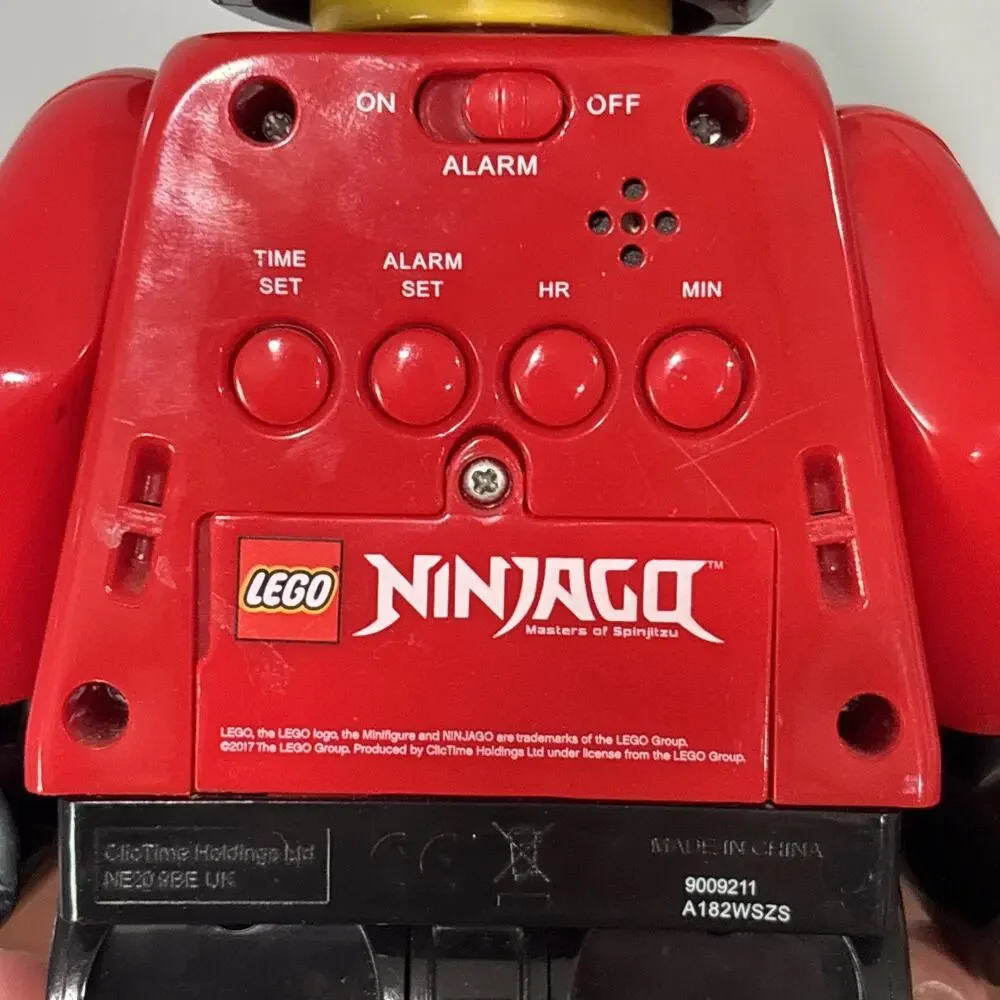 Lego Alarm Clock Ninjago Kai Red Ninja 9